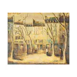 Benton Francis Scott, Paris Street Scene, 1961, oil on canvas
