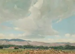 Rygh Westby, Coming Home New Mexico, 1989, oil on board