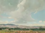 Rygh Westby, Coming Home New Mexico, 1989, oil on board