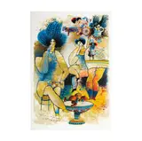 Théo Tobiasse, L?Enfant Clown aux Yeux Graves Qui Chante l?Eternelle Blessure de l?Exil, serigraph ed. XXVIII/XXX