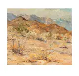 William Darling, Desert Landscape, oil on canvas