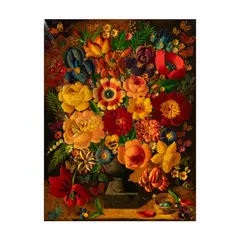 Michael Marsden, Floral Still Life, oil on canvas