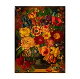 Michael Marsden, Floral Still Life, oil on canvas
