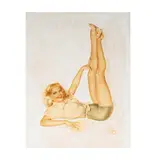 Alberto Vargas, Pin Up Girl, watercolor and pencil on Whatman cold pressed watercolor board