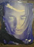 Raphael Mazzucco, Adriana Lima, archival pigment print and acrylic