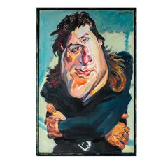 Philip Burke, Portrait of Richard Lewis, oil on canvas