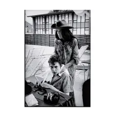 Jim Marshall, Bob Dylan and Joan Baez, 1964, 1997, silver gelatin photograph
