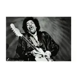 Baron Wolman, Jimi Hendrix, silver gelatin photograph