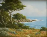 David Chapple, Coastal Carmel, oil on board
