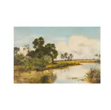 Daniel Sherrin, On The River Thames, at Richmond, oil on board