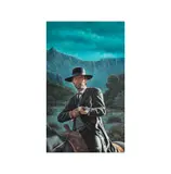 Kenneth Freeman, Western Gunman on Horseback, oil on canvas