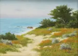 David Chapple, The Dunes, oil on canvasboard