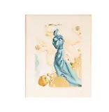 Salvador Dalí, Inferno Canto 19, 1963, from "The Divine Comedy"; color woodblock engraving on wove paper
