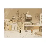 Maurice Utrillo, Le Moulin de la Galette, lithograph