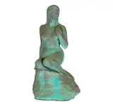 Frank J. Morgan, Seated Mermaid, 1979, patinated resin
