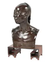 Jean Mich, Chih-Fan, Hanyans-Chine, bronze with brown patina