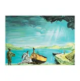 Angel of Gala by Salvador Dalí, lithograph in colors, sold Sep 2025