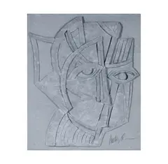 Anthony Quinn, Irene, vellum relief sculpture