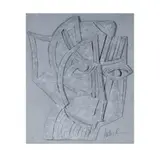 Anthony Quinn, Irene, vellum relief sculpture