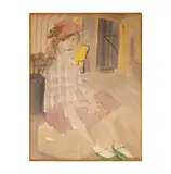 Philippe Henri Noyer, Untitled (Seated Girl), 1966, watercolor on paper
