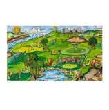 Charles Fazzino, On The Green, 3D serigraph