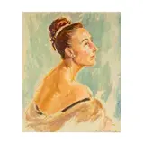Frances Greenman, Portrait of a Woman, 1960, oil on canvas