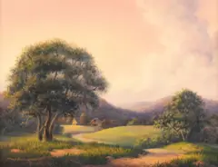 Mary Davis Smith, mounted on canvas, oil on board