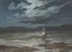 George Dee Smith, Midnight Ride, oil on canvas