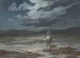George Dee Smith, Midnight Ride, oil on canvas