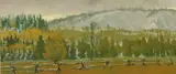 Hollis Williford, Gone September, oil on Masonite