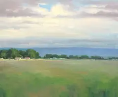Don Ward, Verdant Pasture, oil on canvas