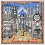 Pedro Friedeberg, Malabaristas parapsicologicos, silkscreen print in colors on paper