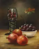 Fernando Julca, Still Life with Fruit, oil on canvas