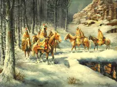 Americo Makk, Endurance, oil on canvas