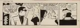 Chester Gould, copyright 1970 by The Chicago Tribune, World Rights Reserved, 1970, ink over graphite on board