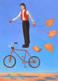 Liliana Wilson Grez, The Balance, acrylic on wood panel