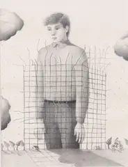 El Ilegal by Liliana Wilson Grez, pencil on paper drawing, offered Sep 2025