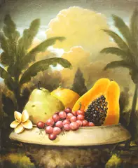 Kevin Sloan, Opulent Bouquet #2, acrylic on canvas