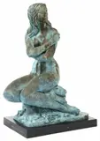 Charles Umlauf, Seated Eve II, 2022, Patinated bronze sculpture