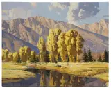 Plourde, New Mexico Landscape, Gallery-wrapped oil painting on canvas