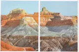 Merrill Mahaffey, Canyon Temple I and II, color lithograph diptych on paper