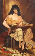 Henri Regnault, Salome, oil on stretched canvas