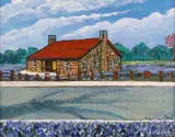 Judy Copeland, Old Stagecoach Inn, acrylic on canvas board