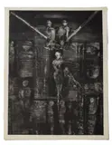 Mort Baranoff, Progeny of the Dark, lithograph on paper
