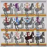 Pedro Friedeberg, Amazonas, silkscreen print in colors on paper