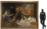 Leocadia II by Riccardo Tommasi Ferroni, oil on canvas, sold May 2025