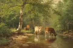 Thomas Bigelow Craig, Peaceful Afternoon, oil on canvas
