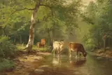 Thomas Bigelow Craig, Peaceful Afternoon, oil on canvas