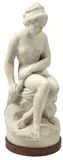 Lorenzo Dal Torrione, Diana at her Bath, Cast white marble sculpture