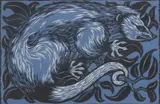 David Everett, Nightfall, color woodcut on paper